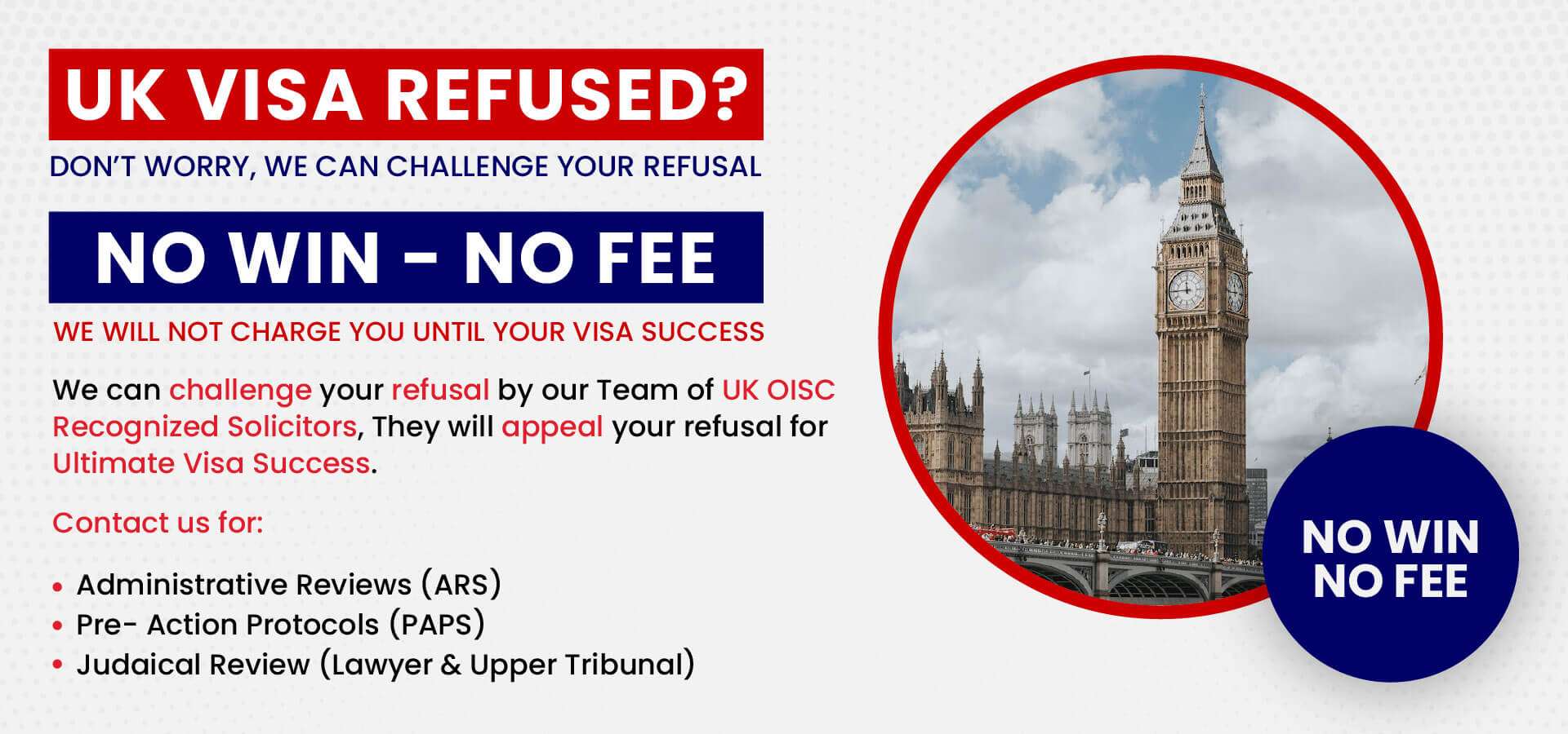 UK Visa Refused Main Banner